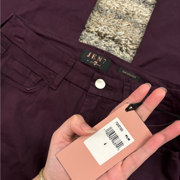 Jen 7/7 For All Mankind Slim Straight Leg Jeans Sz 4 NWT | 7 For All Mankind - - Picture 4 of 13